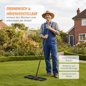Produktbild für Rasenrakel Relaxdays 10051839