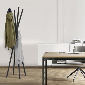 Produktbild für Garderobenständer Unilux Totem, schwarz
