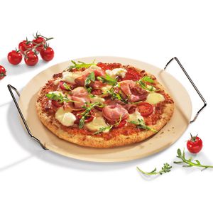 Produktbild für Pizzastein Küchenprofi BBQ, Set, bis 280 °C, aus Cordierit