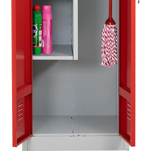 Produktbild für Mehrzweckschrank G-Office CLC/HD.1860, abschließbar, rot