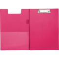Klemmbrettmappe Maul 2339222, A4 Kunststoffbezug, mit Stiftehalter, pink