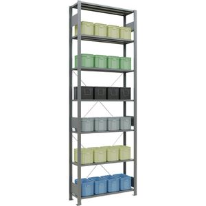 Produktbild für Schwerlastregal Schulte 12732, 7 Metallböden