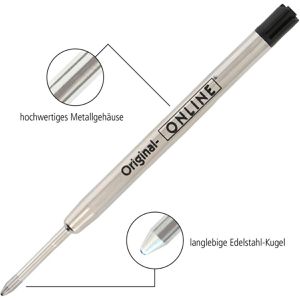 Produktbild für Kugelschreiberminen Online 40005/3, mittel