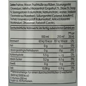 Produktbild für Sirup Sodastream Isotonic, Grapefruit-Orange