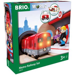 Produktbild für Spielzeugeisenbahn BRIO World Metro Bahn Set