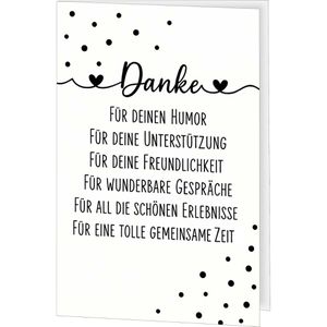 Produktbild für Abschiedskarte Böttcher-AG 30408, Danke