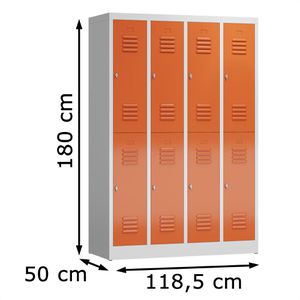 Produktbild für Spind ClassiX X-520244, rot