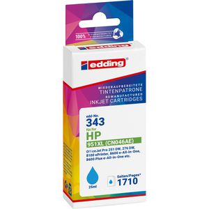 Produktbild für Tinte Edding EDD-343 für HP 951XL, CN046AE