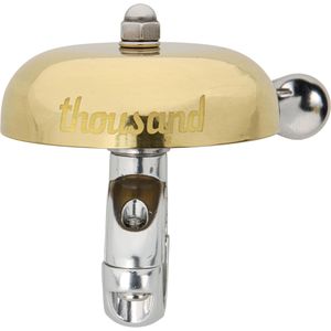 Fahrradklingel thousand Wimpel, messingfarben