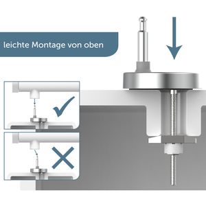 Produktbild für WC-Sitz Schütte White 82300, oval, aus Duroplast