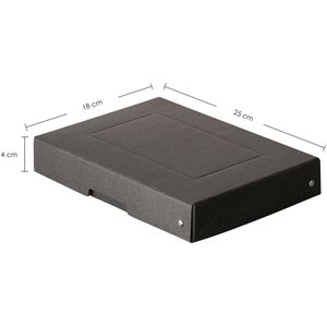 Produktbild für Aufbewahrungsbox Falken Pure Box Black, 1,8 Liter