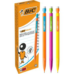Produktbild für Druckbleistift Bic Matic Strong, farbig sortiert, Kunststoff