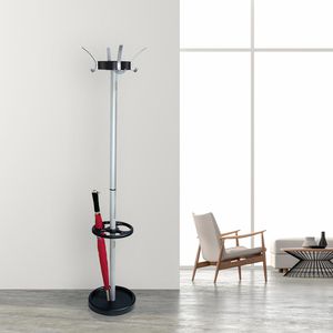 Produktbild für Garderobenständer Kerkmann Public Classic, silber