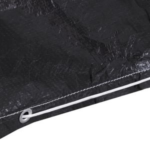 Produktbild für Gartenmöbel-Abdeckung vidaXL 48639, schwarz