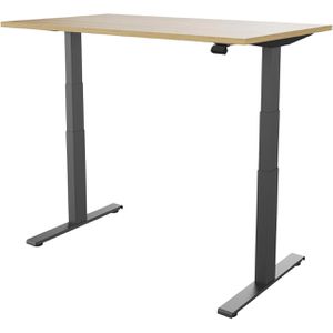 Produktbild für Schreibtisch fm-Büromöbel fouraction, eiche / anthrazit