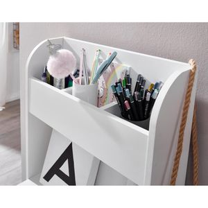 Produktbild für Kinderschreibtisch Wohnling WL6.388, aus Holz, weiß