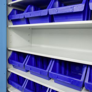 Produktbild für Magazinschrank ADB 42825, grau / blau
