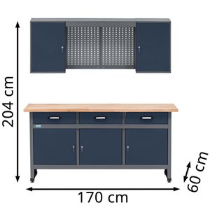 Produktbild für Werkbank Küpper blau