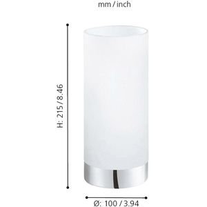 Produktbild für Tischlampe Eglo Damasco 1, mit E27-Fassung