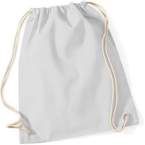Produktbild für Turnbeutel Westford-Mill W110 Cotton Gymsac, light grey