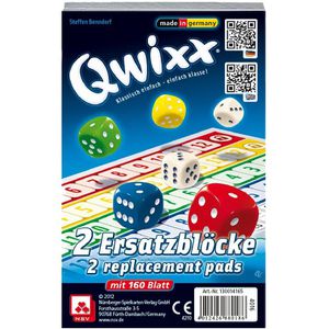 Spielblock NSV 4016, Qwixx Original, 2 Stück