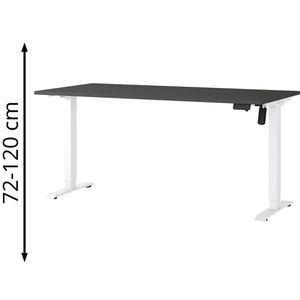 Schreibtisch Germania Profi 3.0, 8024-569, graphit / weiß