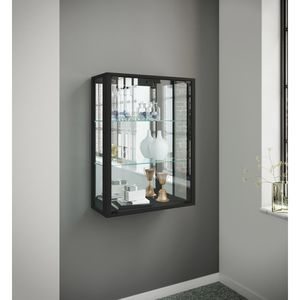 Produktbild für Glasvitrine VCM Udina, mit Spiegelrückwand, hängend