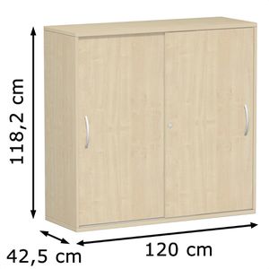 Produktbild für Schiebetürenschrank Geramöbel Flex 312353-AA, abschließbar