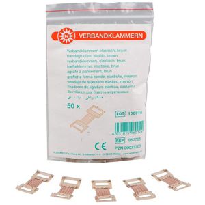 Verbandklammern Nobamed braun
