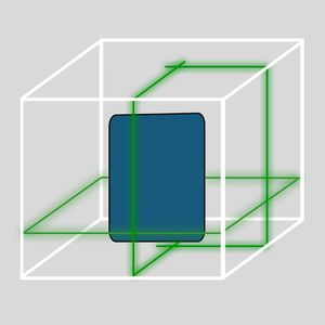Produktbild für Kreuzlinienlaser geo-FENNEL 533150, Geo4-XR GREEN, 1 x 360°