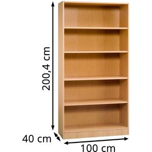 Produktbild für Aktenregal Hammerbacher H-Serie, aus Holz