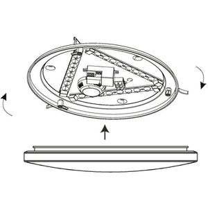 Produktbild für Deckenleuchte Eglo Frania-M, weiß, LED