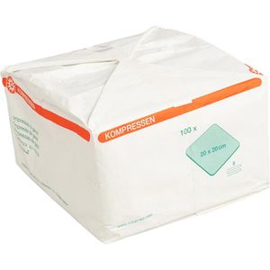 Produktbild für Mullkompressen Nobamed 863220, aus Baumwolle, unsteril