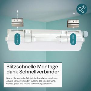 Produktbild für Feuchtraumleuchte Luxula LX200131, LED mit 6 Watt