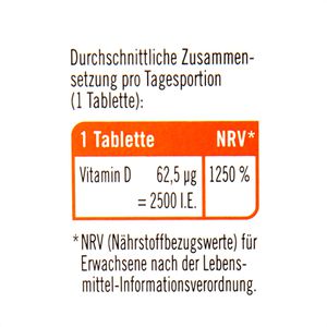 Produktbild für Vitamin-D taxofit 50 Tabletten