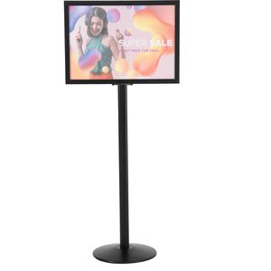 Produktbild für Infoständer Update-Displays aus Aluminium, schwarz, A2