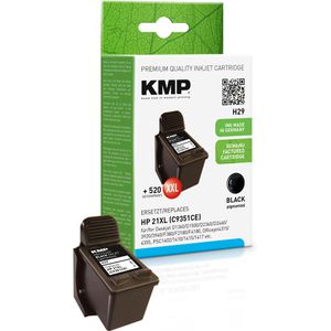 Produktbild für Tinte KMP H29 für HP 21XL, C9351CE
