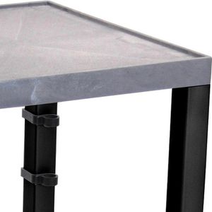 Produktbild für Tischwagen Luxor SEWT42GY-B, aus Kunststoff