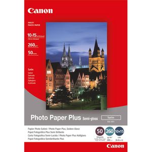 Fotopapier Canon SG-201 PhotoPlus, für Inkjet, 10 x 15 cm