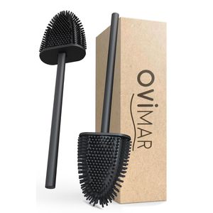 WC-Bürste ovimar Ersatzbürste Abeloya, schwarz