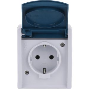 Produktbild für Steckdose Busch-Jaeger Ocean 20 EW-53, IP44, Aufputz