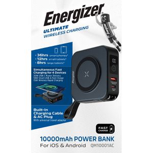Produktbild für Powerbank Energizer QM10001AC, 10000mAh
