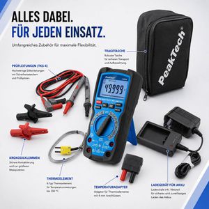 Produktbild für Multimeter PeakTech P 3454, digital, TRMS