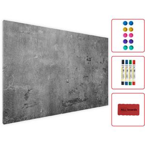 Produktbild für Magnettafel ALLboards MetalBoards, Betonmauer