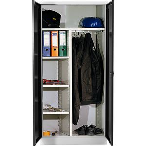 Produktbild für Mehrzweckschrank G-Office UNC.19/N, abschließbar, anthrazit