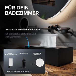 Produktbild für Taschentuchbox ovimar Gronnoya 81003881, aus Edelstahl