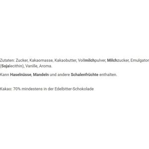 Produktbild für Tafelschokolade Lindt Excellence Fusion 70% Kakao &amp; Weiß