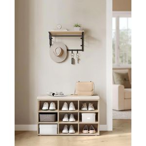 Produktbild für Schuhbank Vasagle LHS009K01, hellbraun, aus Holz