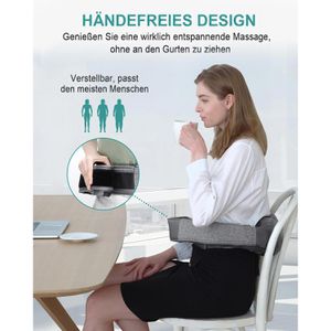 Produktbild für Nackenmassagegerät Nekteck Shiatsu, grau, mit Akku