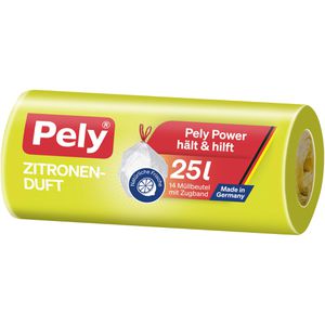 Müllbeutel Pely Zitronenduft, 54030232, 25 Liter